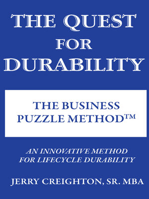 cover image of The Quest For Durability—The Business Puzzle Method (TM)